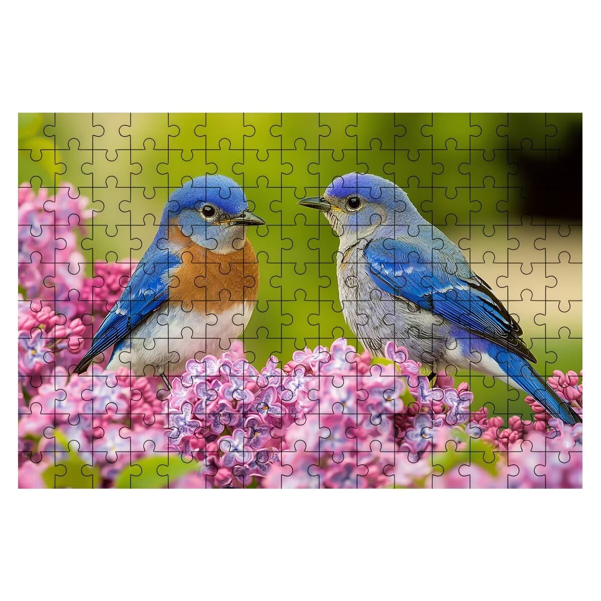 Puzzle 1500 elementów dla dorosłych, puzzle 1500 elementów ptaków, puzzle kwiatowe dla dorosłych z wykwintnym pudełkiem do pakowania, gry edukacyjne, duże drewniane puzzle na prezent dla kobiet