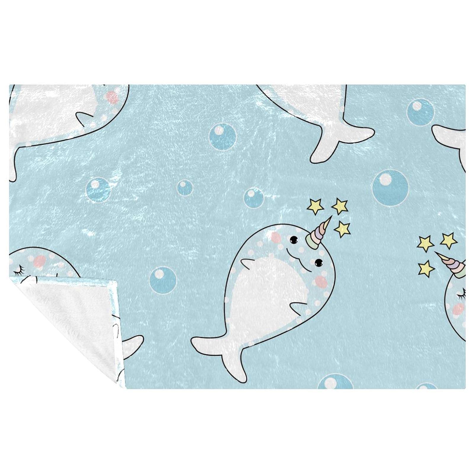 Plaid de pique-nique et camping motif baleines : votre couverture chaude