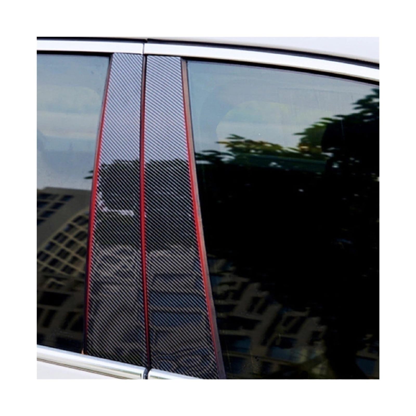 Adhesivo pilar central coche contra arañazos en moldura de ventana Kia Sorento 4
