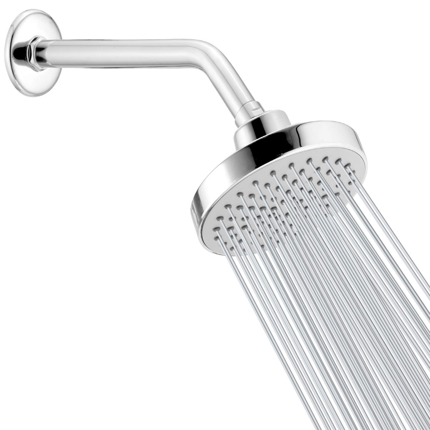 KC Round Overhead Shower With Arm 5x5 INCH, Chrome Finish (B0C55F1GQ8) Amazon Price History, Amazon Price Tracker