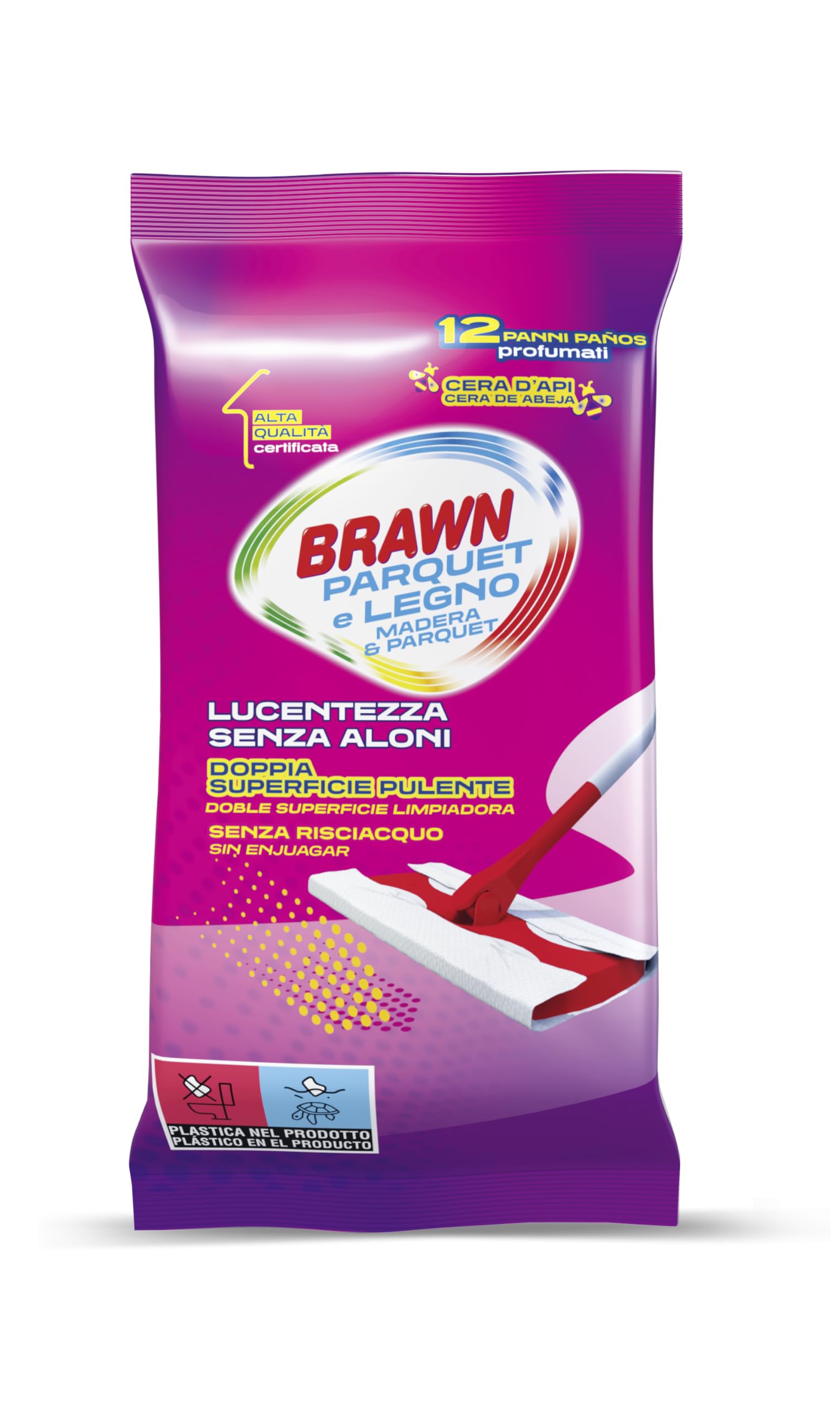 Panni Igienizzanti Brawn Multiuso 40 Pezzi - Detergono E Rimuovono Germi, Senza Risciacquo, Profumo Lemon - Foto 7