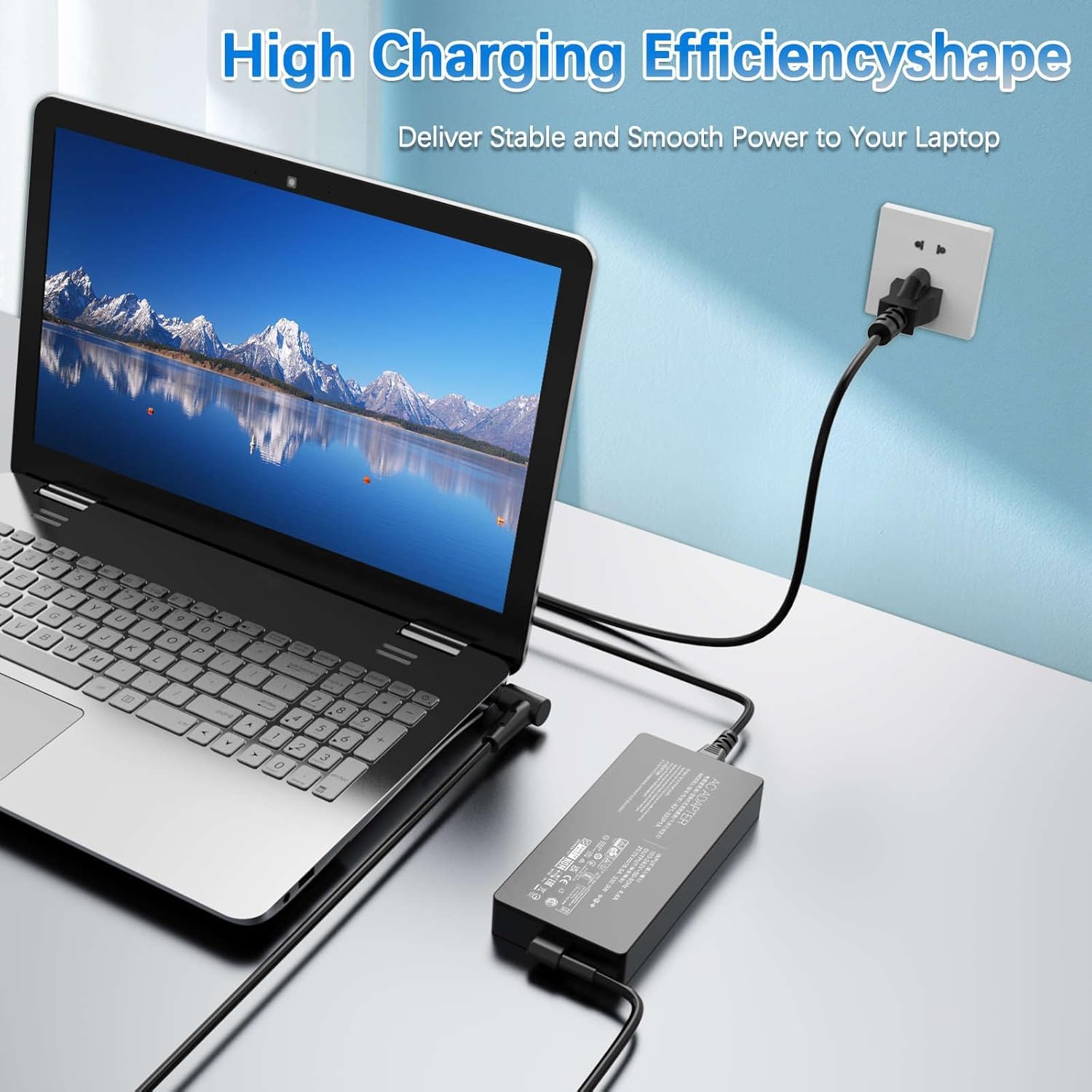 Ładowarka AC 330 W 16,5 A 20 V do Asus Rog Zephyrus Duo 16, M16, Strix Scar 16, 17, 17SE, G16, G18, A21-330P1A, A22-330P1A zasilacz do laptopa do gier