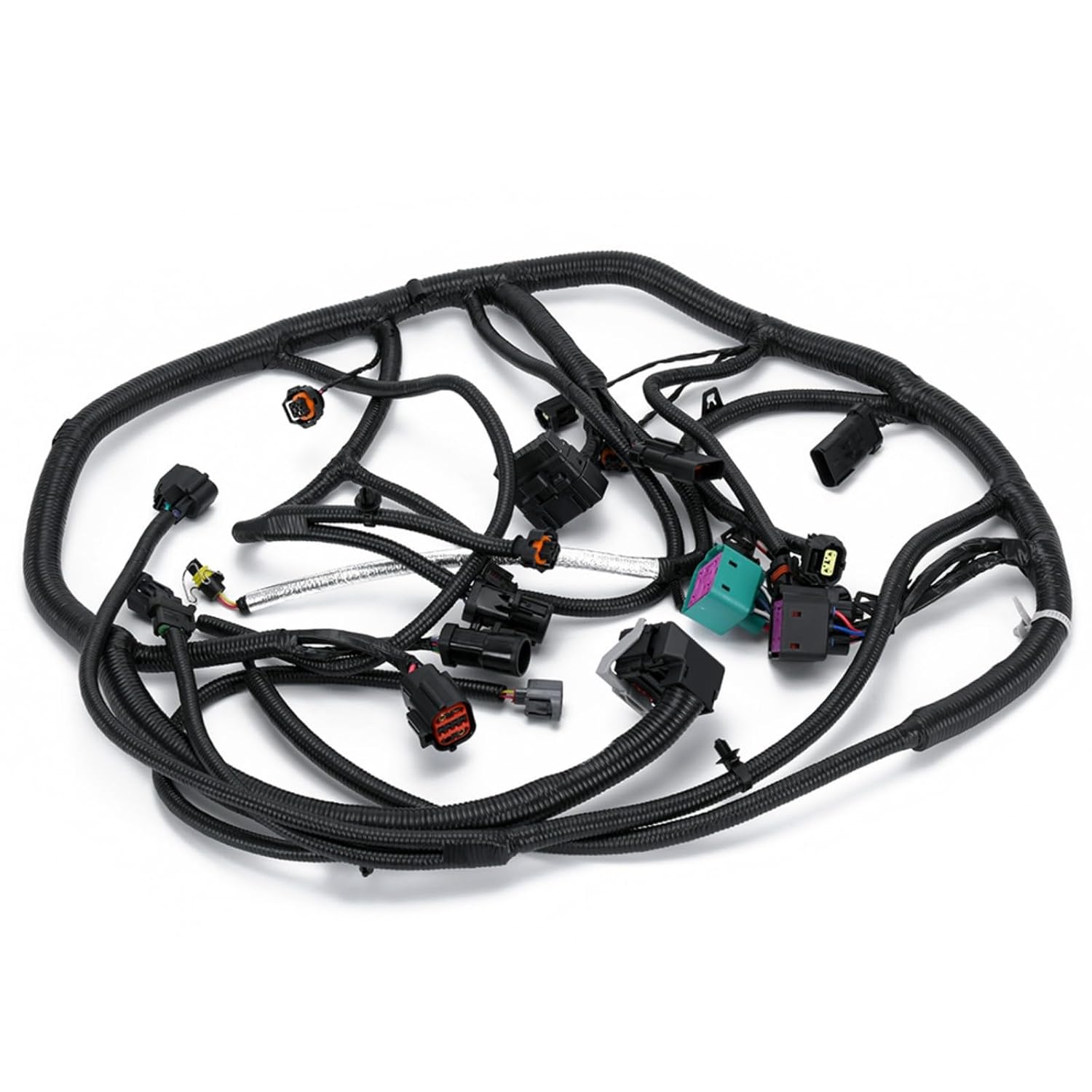 Engine Wiring Harness 6.0 L Compatible with 2003 2004 Ford F250 F350 F450 F550 Super Duty Diesel Engine 3C3Z-12B637-BA 3C3Z12B637BA Standalone Wire Harness