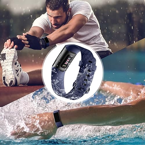 Miniatura 3 de Wepro Correa compatible con Fitbit Charge 4 bandas para mujeres y hombres, compatible con correas Fitbit Charge 3, correa de repuesto deportiva