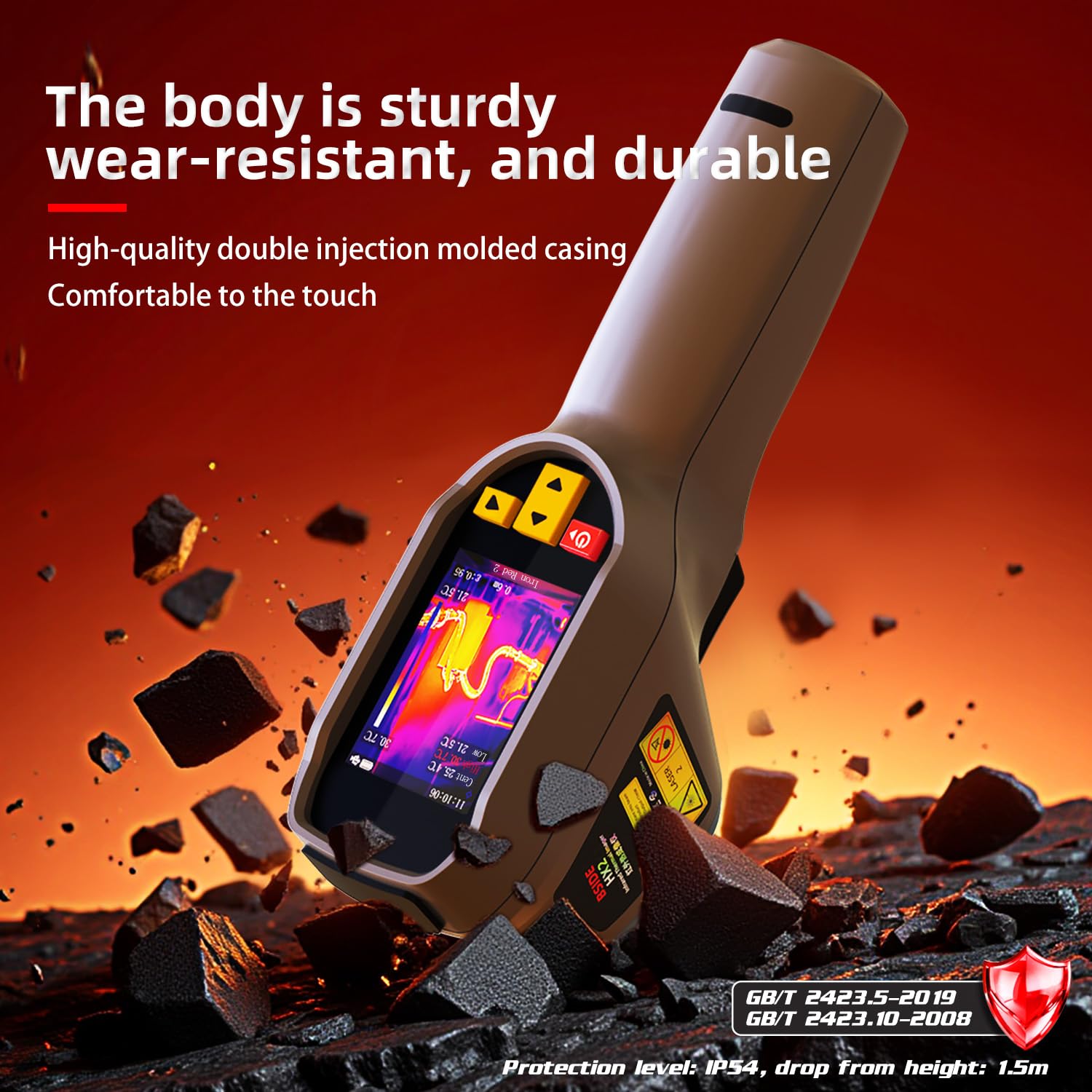 Durable and wear-resistant body of the thermal camera