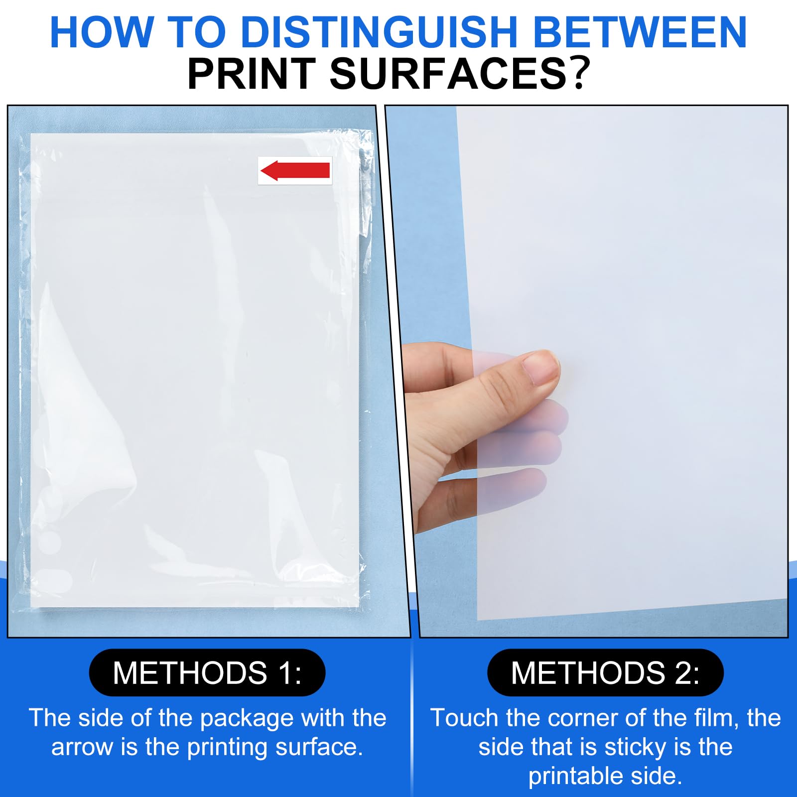 FURWEY 100 Sheets Inkjet Transparency Film, 13x19 inch, Clear Transparency Paper for Inkjet Printer, Silk Screen Printing, Overhead Projector, DIY Crafting - Image 3