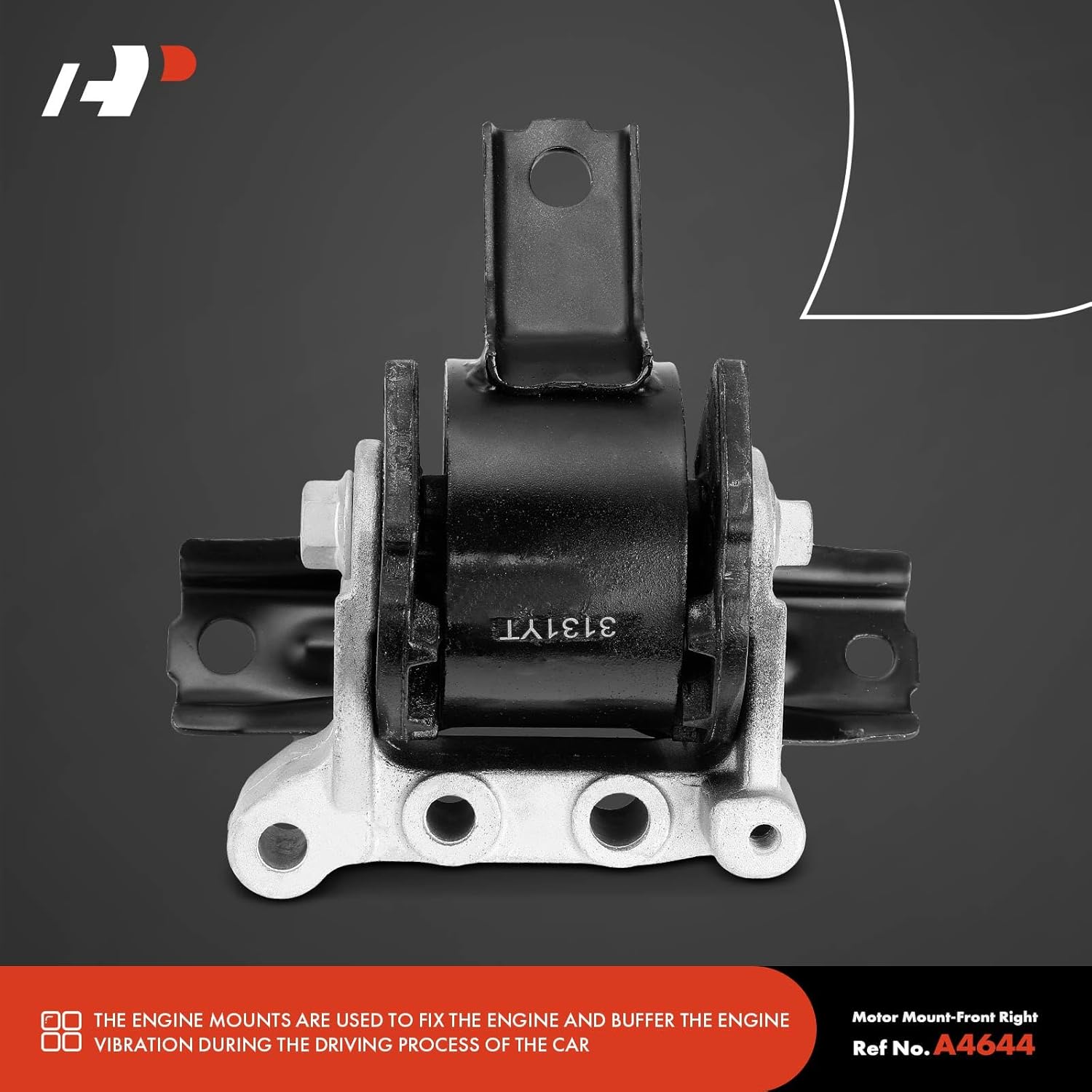 A-Premium Set of 3 Engine Motor Mount Kit Compatible with Mitsubishi Outlander 2008-2013 2.4L, AWD