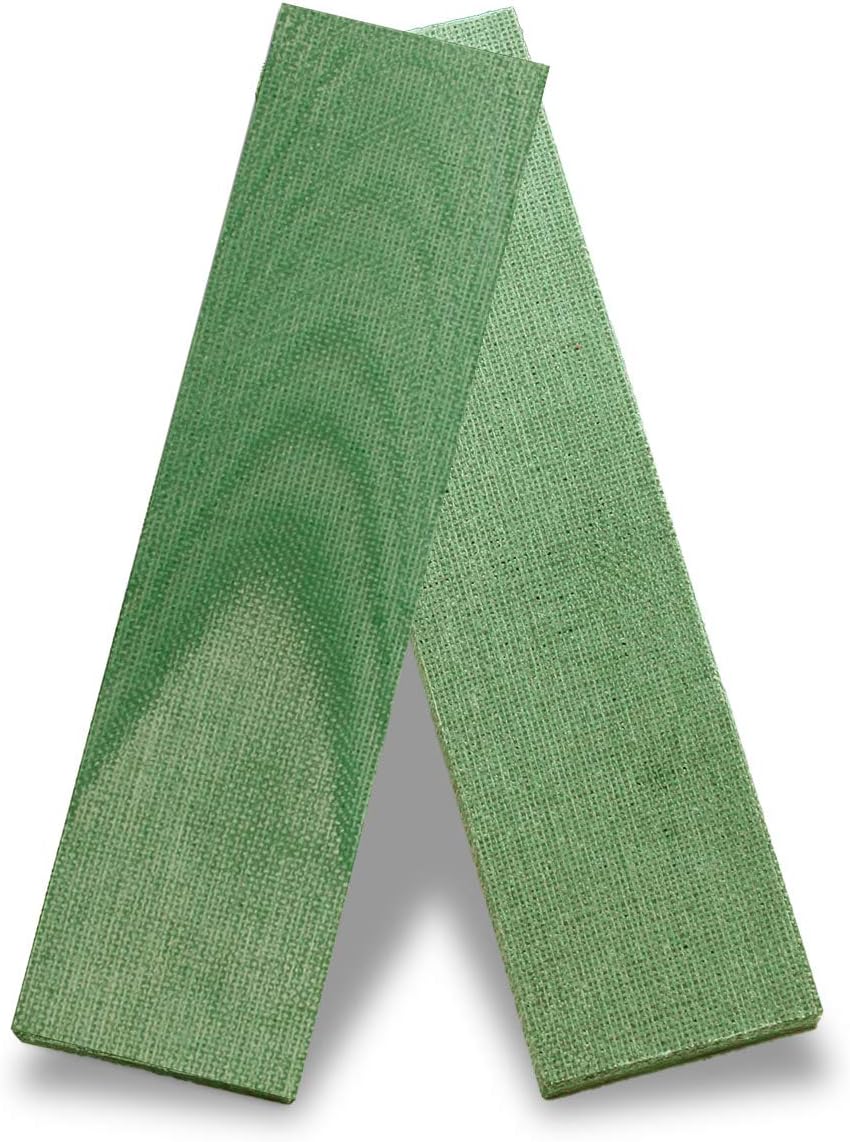 TeroTuf Knife Handle Scales- 1/8" Thick- Knifemaking, Knife Scales, Bushcrafting, Made in the USA (Green)
