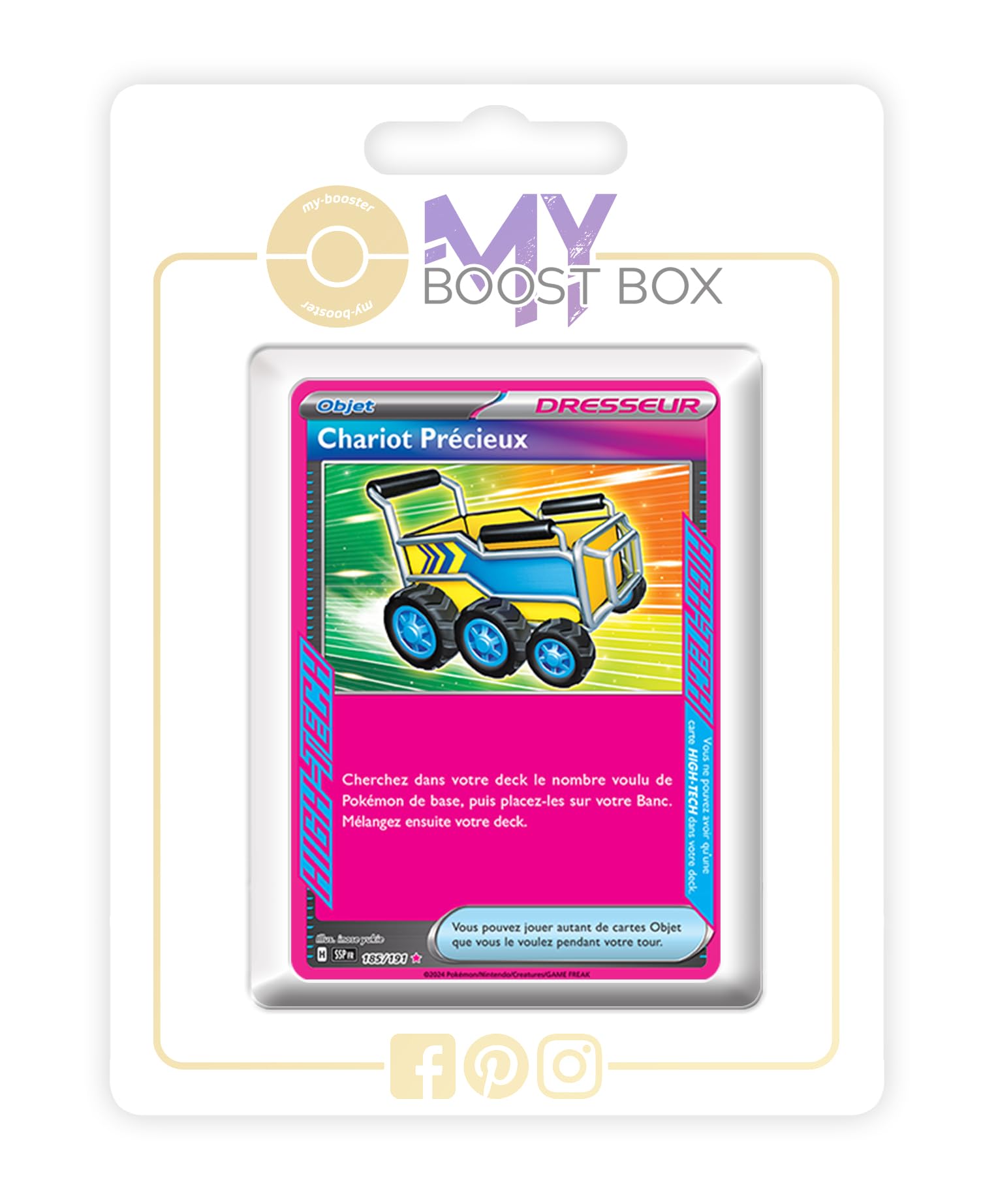 precious trolley pokemon card Chariot Précieux (Precious Trolley) 185/191 Ace Spec Trainer Holo -  my-booster X Écarlate et Violet 8