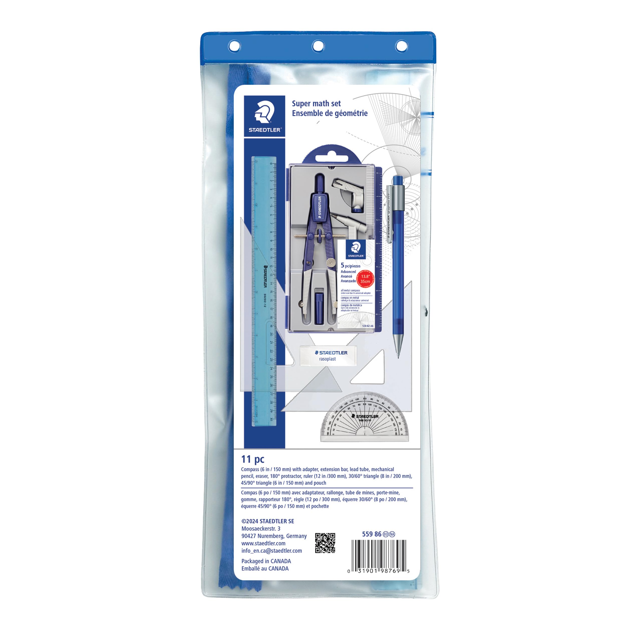 Amazon.com : STAEDTLER MARS SUPER MATH SET 559 86 : Office And