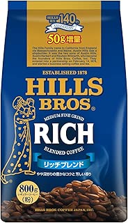 【Amazon.co.jp限定】 ヒルス コーヒー(粉) リッチブレンド 750g+50g増量