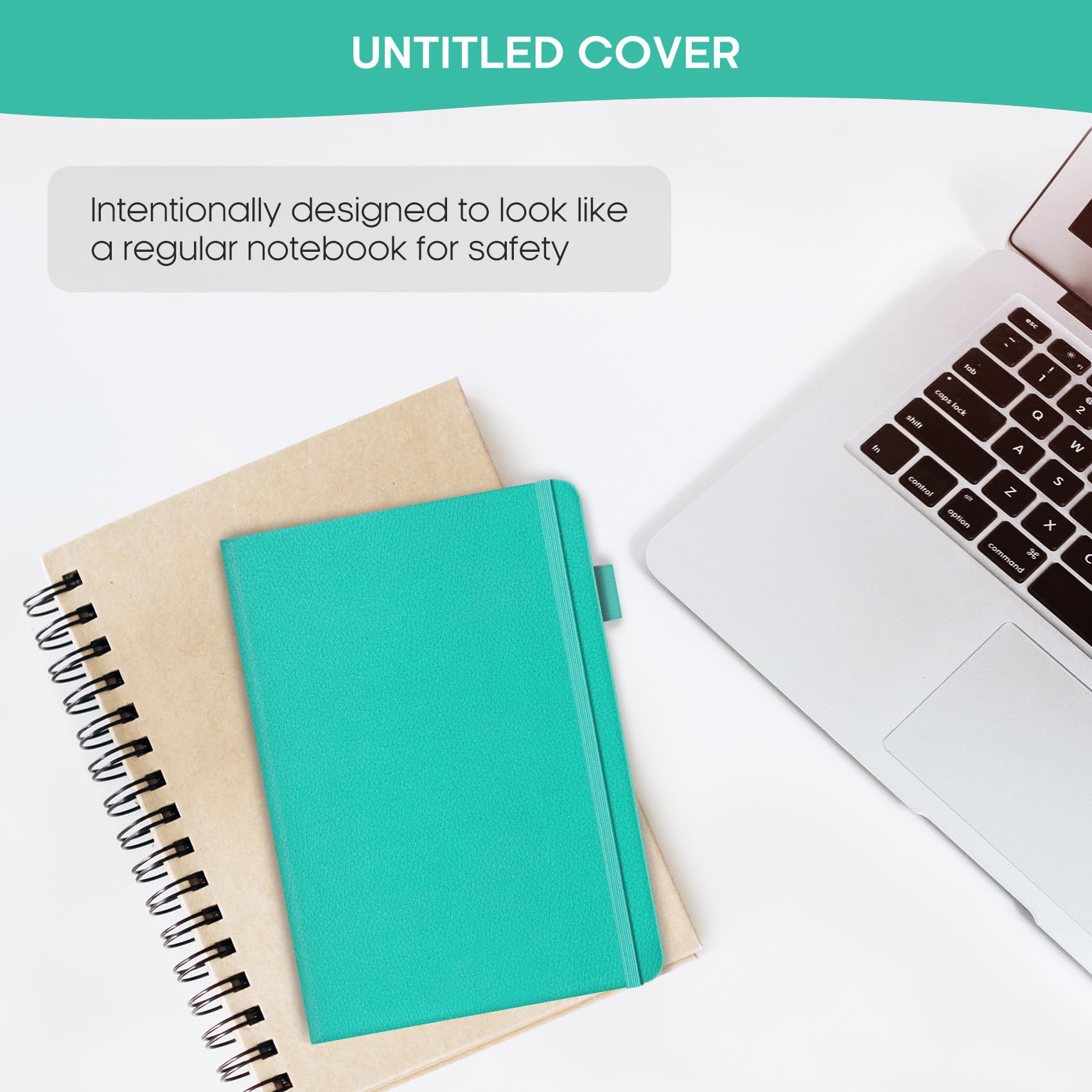 Taja Password Keeper Book with Alphabetical Tabs, Small Password Books for Seniors, Password Notebook for Internet Website Address Log in Detail, Password Logbook to Help You Stay Organized - Aquamarine