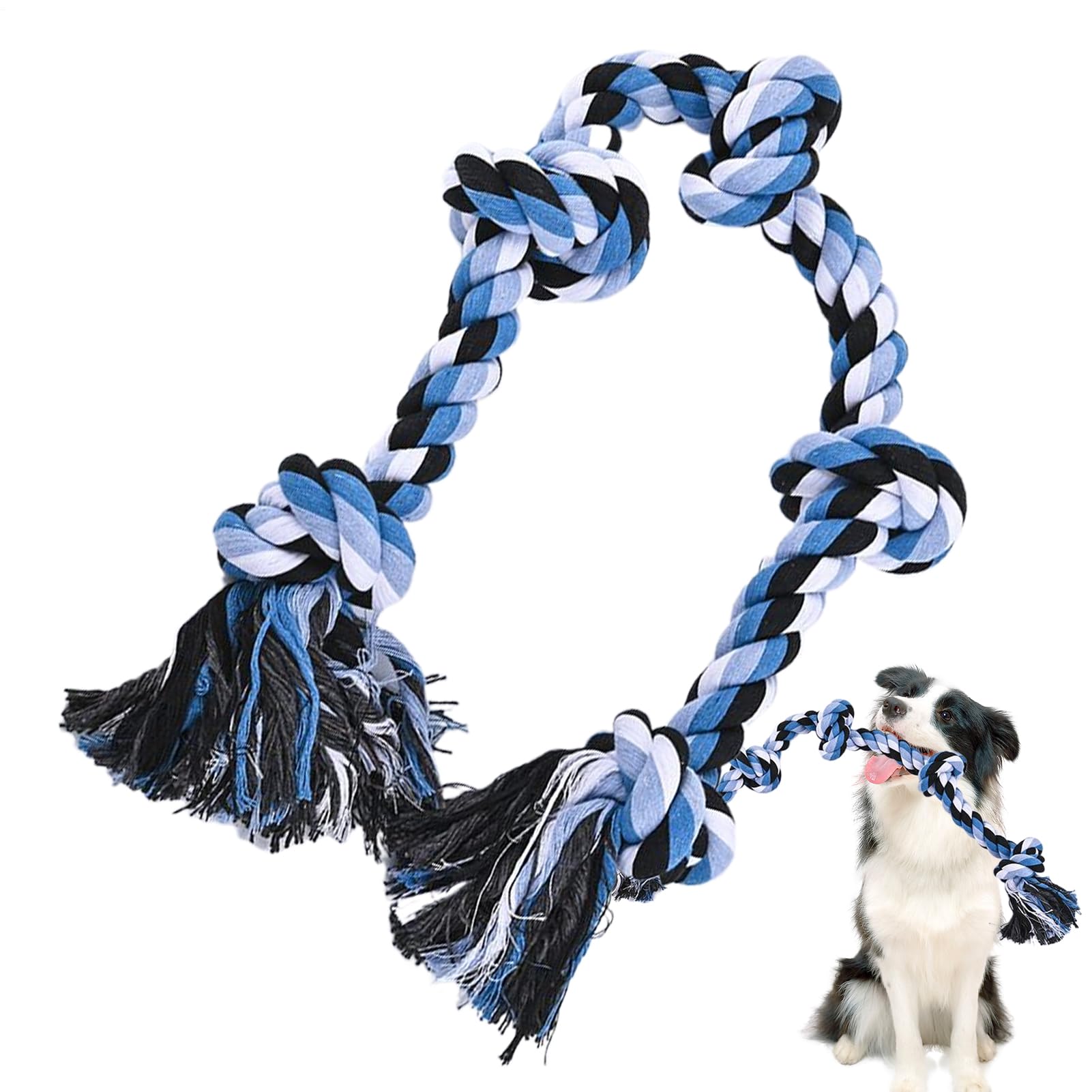 Jouet en corde pour chien de grande race et chiot robuste