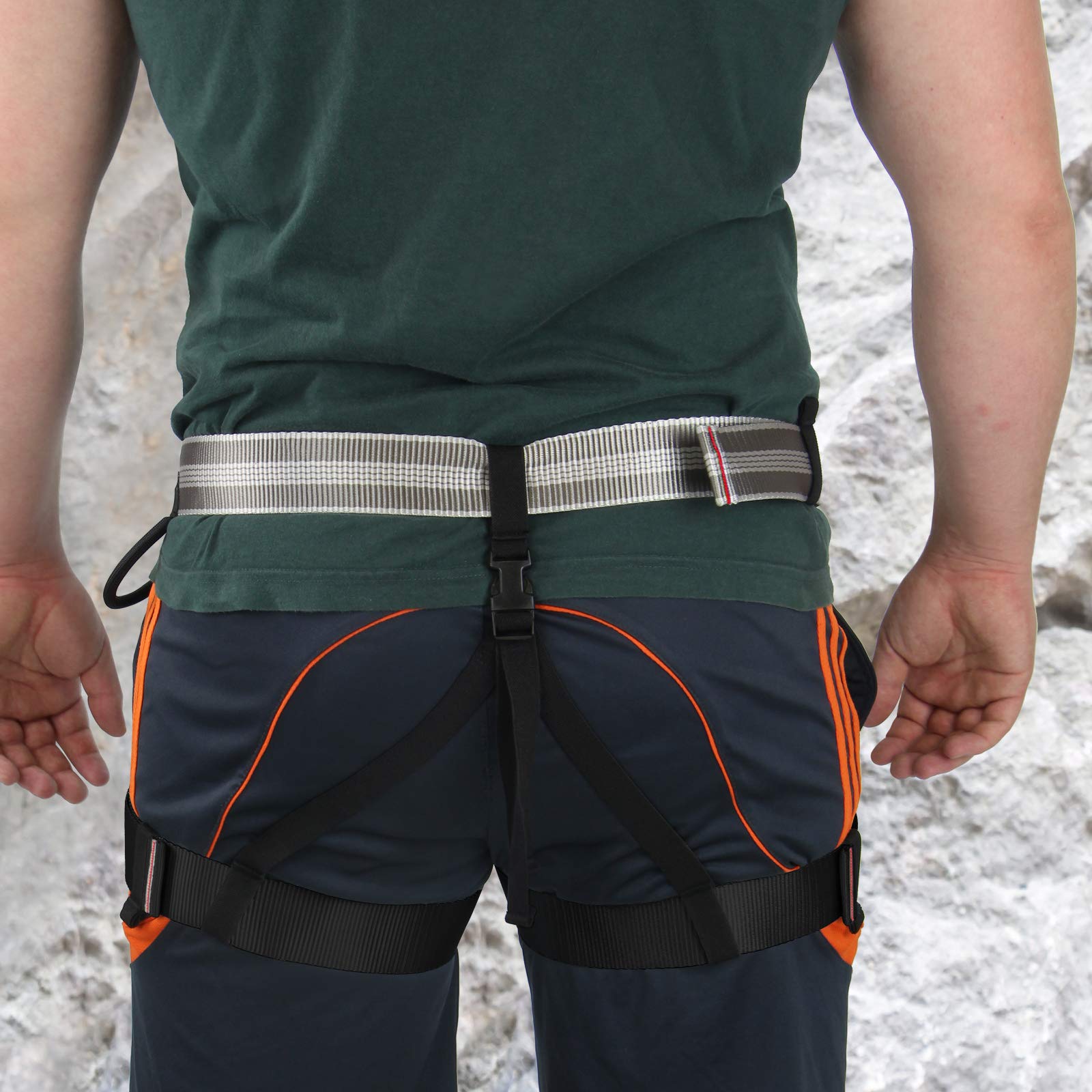 ALPIDEX Universal Klettergurt für Damen und Herren EN 12277 Sitzgurt zum Klettern mit verstellbaren Beinschlaufen