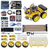 LAFVIN Smart Robot Car Kit Include Ultrasonic Sensor,R3 Board Compatible with Arduino IDE with Tutorial