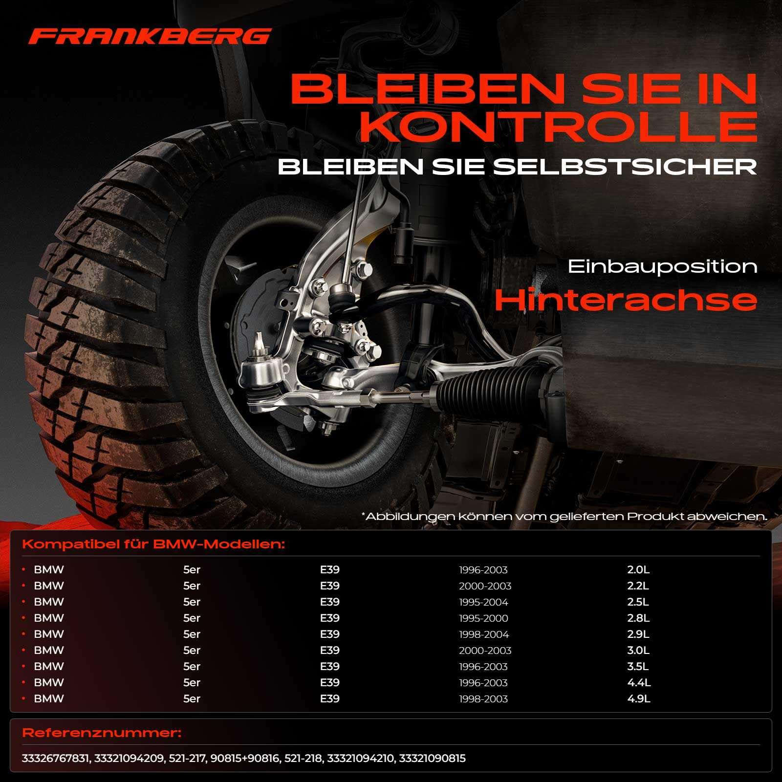 2 x wahacze do zawieszenia kół 520 i 525 i 530 i 535 i 1996-2004 33326767831
