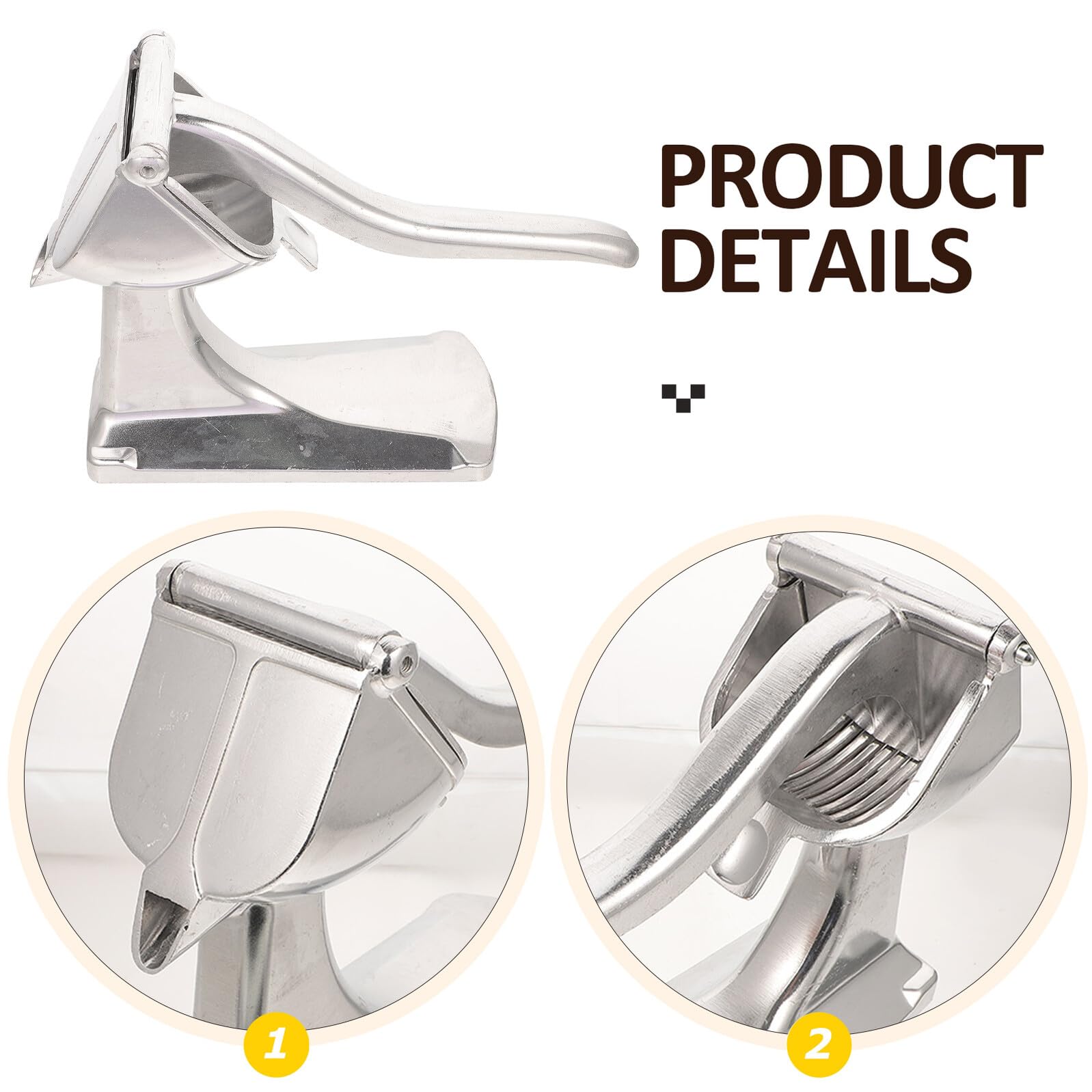 TOYANDONA Exprimidor Jugos Frutas de Aleación Manual Aluminio de Fácil Frescos y Saludables Diseño Compacto de Almacenar para Uso Doméstico