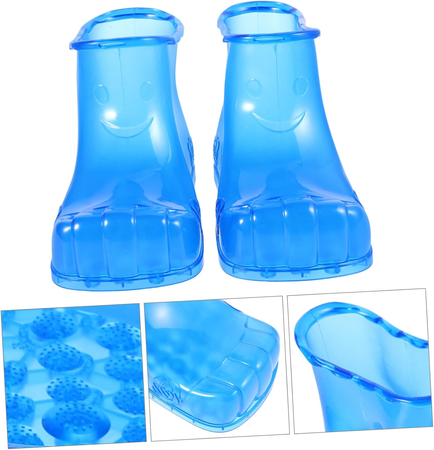 NOLITOY 1 Pair Soaking Shoes Toilet Cover Seat Cushion Mini Chair Doll House Hollow Accessories Mini Table Legs Coffee Table Leg Doll House Homemade Mold Single Seat Cushions Sky-Blue