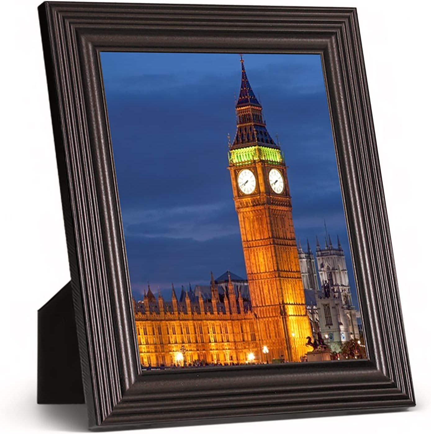 T&L Trade Ltd Black Picture Frames 8x10" Photo Frame, Premium 10x8