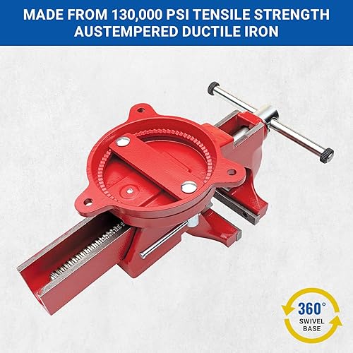 Miniatura 5 de Tornillos de acero forjado pesados Yost, 6 pulgadas, Rojo, 1