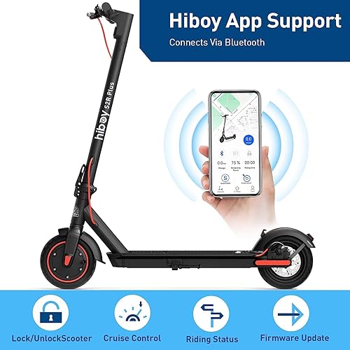 Miniatura 4 de Hiboy Electric Scooter, 430W750W Motor, 8.5"10" Tires, 1925 MPH Top Speed, 1725 Miles Long Range, Commuter Electric Scooter for Adults with Dual