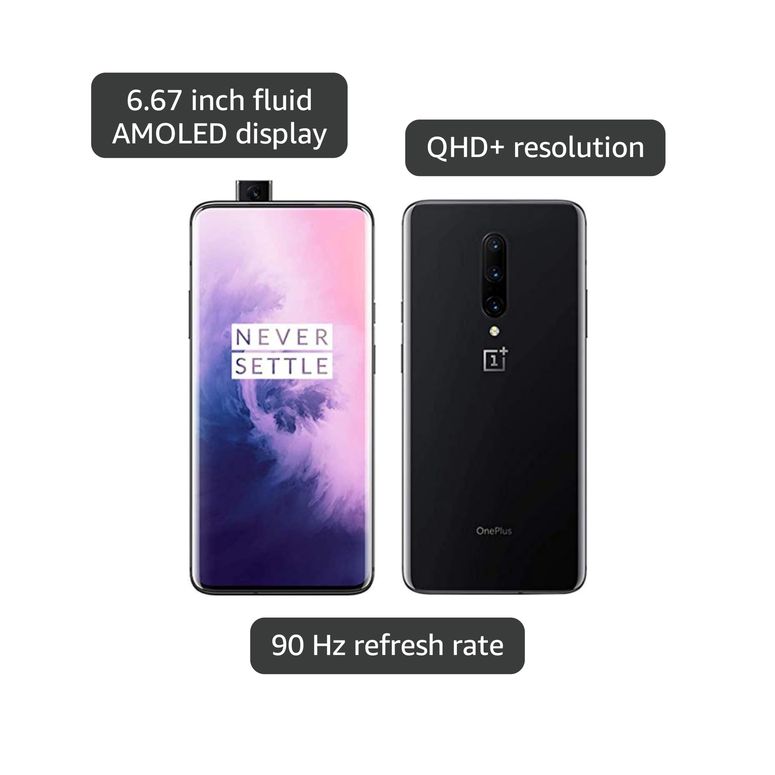 Amazon.com: OnePlus 7 Pro US Model GM1915 8GB RAM 256GB ROM T