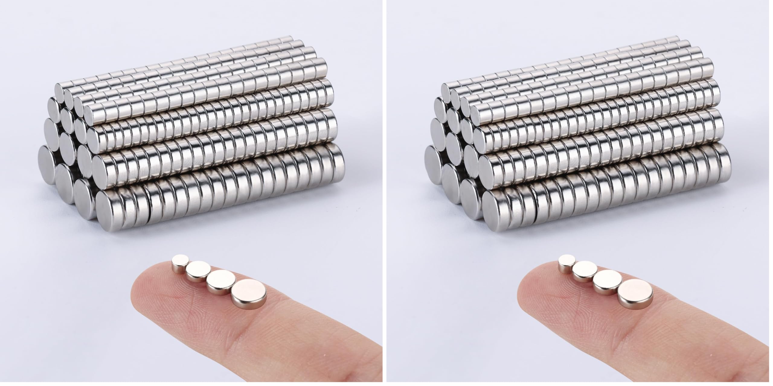 RHINOCATS 400Pcs Small Magnets, 4 Different Sizes Tiny Mini Magents, Multi-Use for Fridge, DIY, Office, Hobbies, Crafts and Science — Amazon image 14
