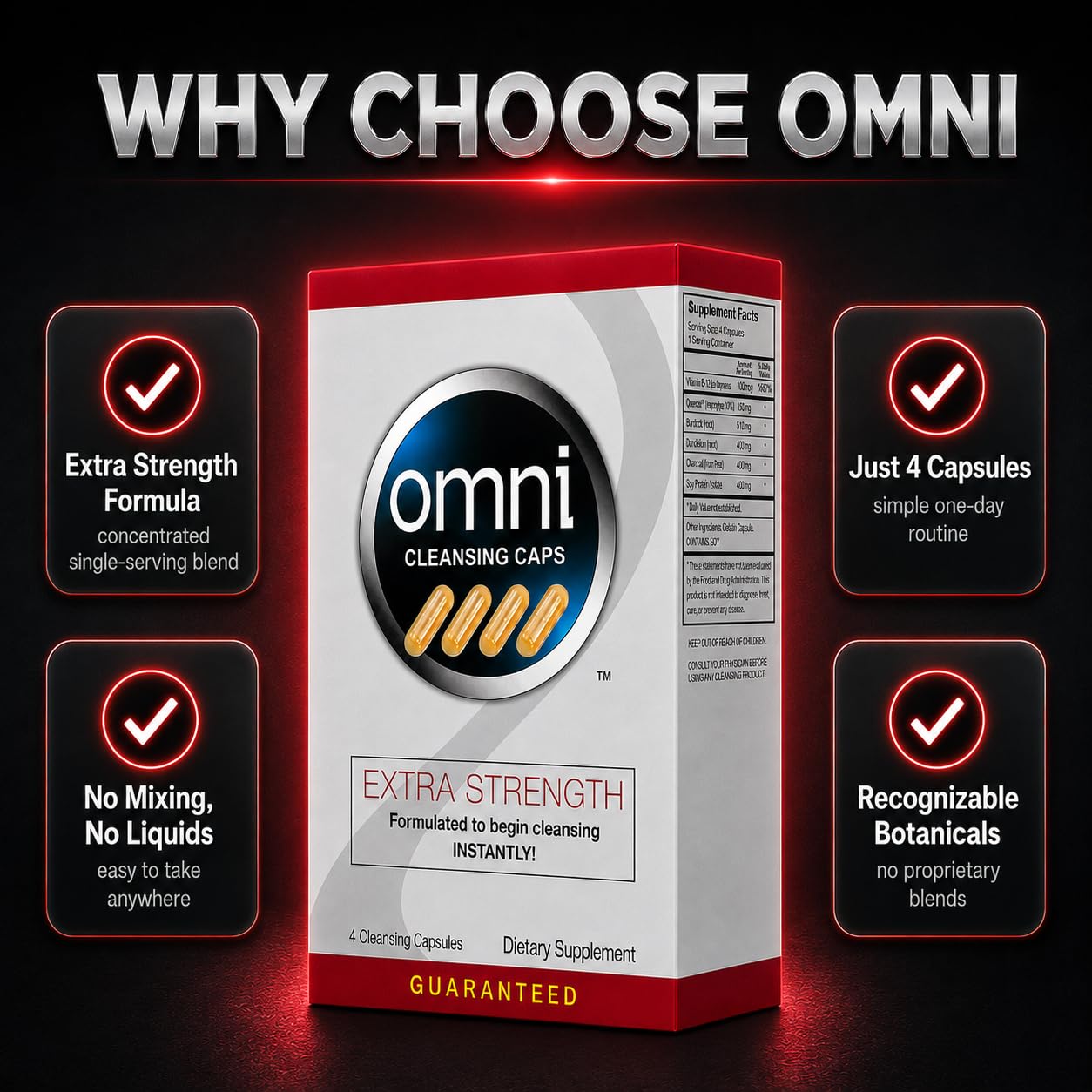 Amazon.com: Omni Cleansing Caps Extra Strength Herbal Cleanse