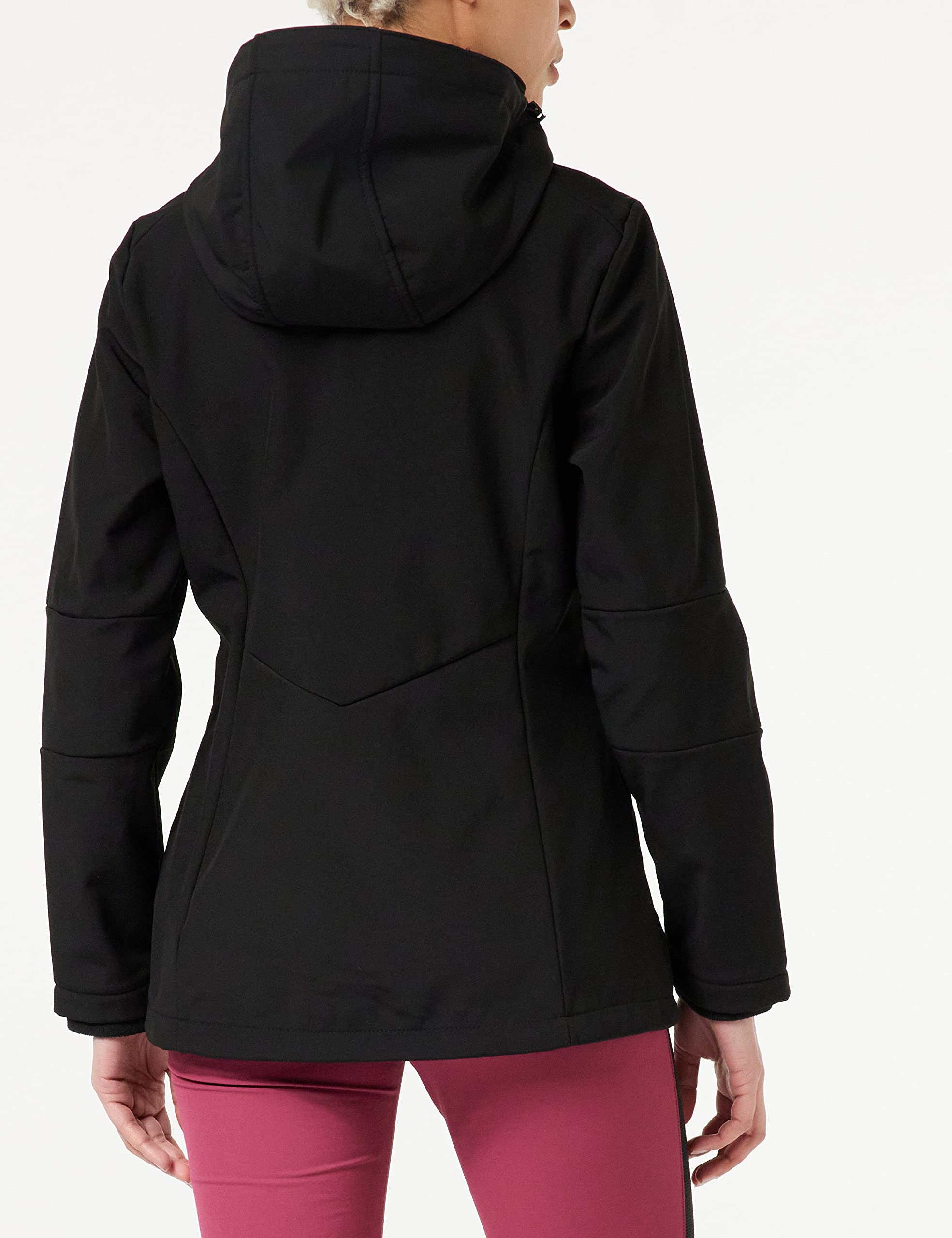 CMP Chaqueta Softshell de Mujer con Capucha Desmontable