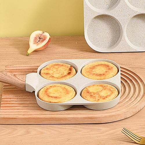 Miniatura 4 de Sartén antiadherente para panqueques con 4 tazas, sartén de aleación para cocina de gas y cocina de inducción, para estufa de gas y cocina de