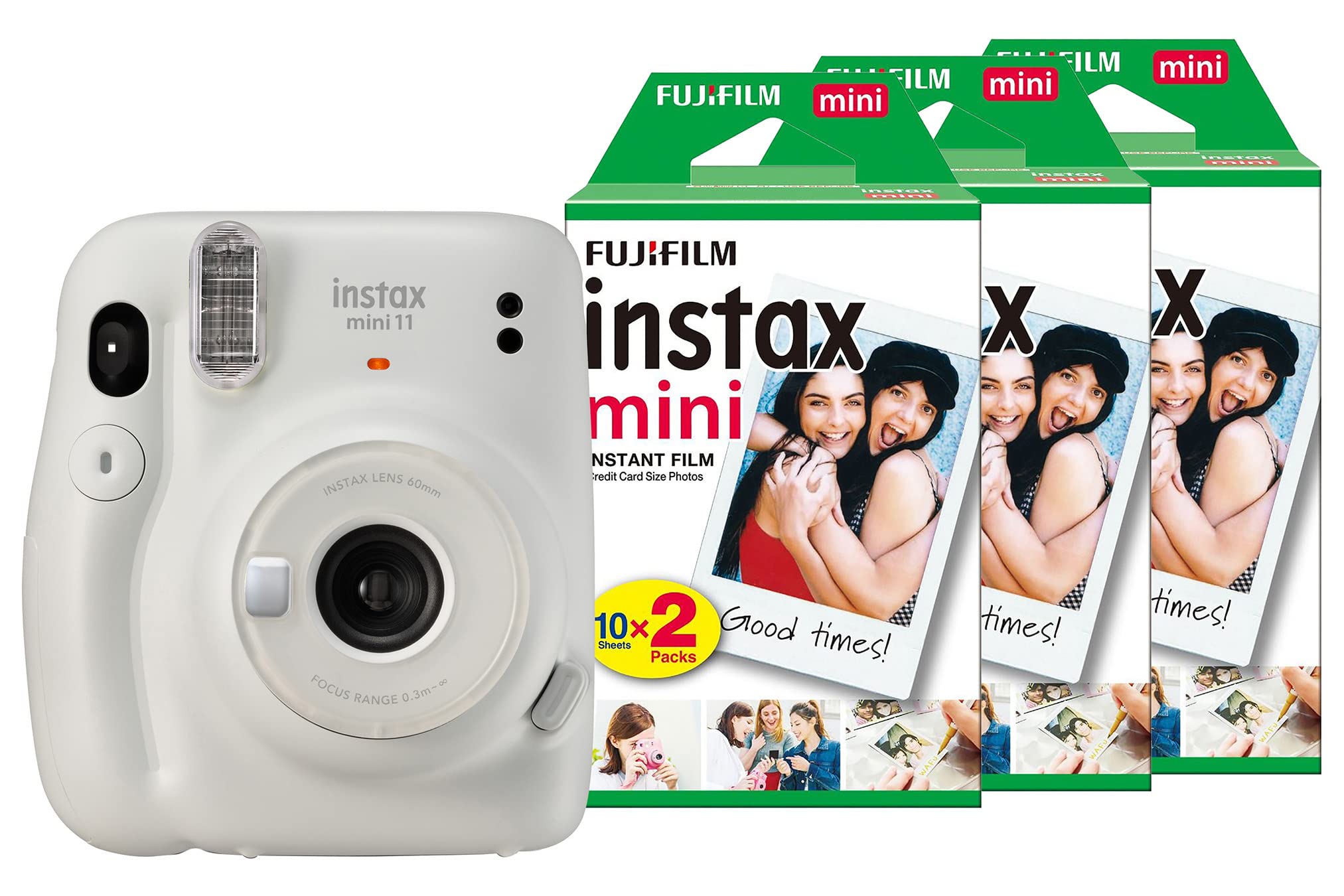 Fujifilm Instax Mini 11 Instant Camera with 60 Shot Film Pack