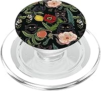 Vista 9 de Botanical and Black Cats PopSockets - Agarre y soporte para teléfonos y tabletas, Negro