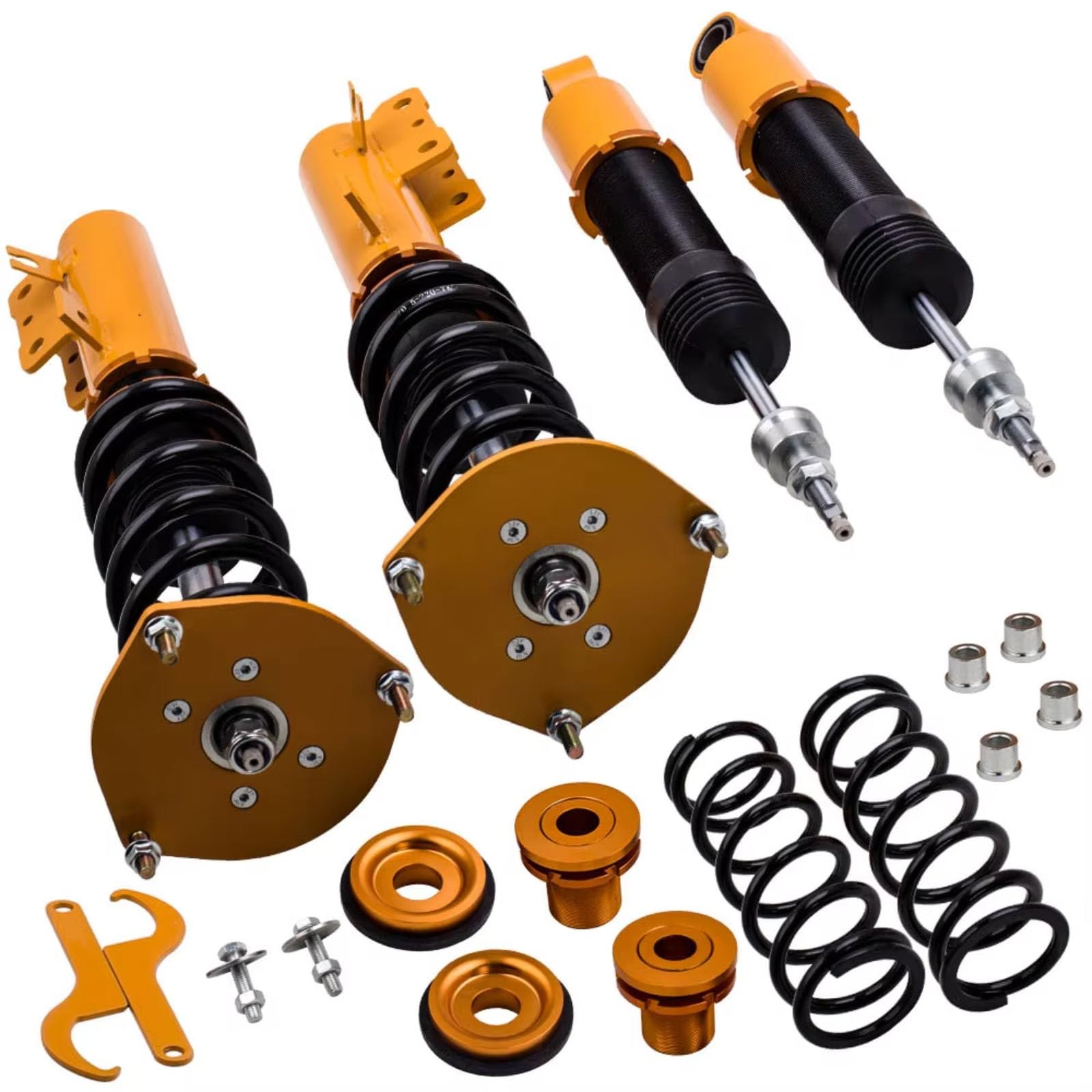 Ammortizzatori per Auto compatibili con Lexus ES300 1992-2001 Kit coilover da 4 Pezzi con Altezza Regolabile sospensioni Anteriori e Posteriori ricambi Auto.