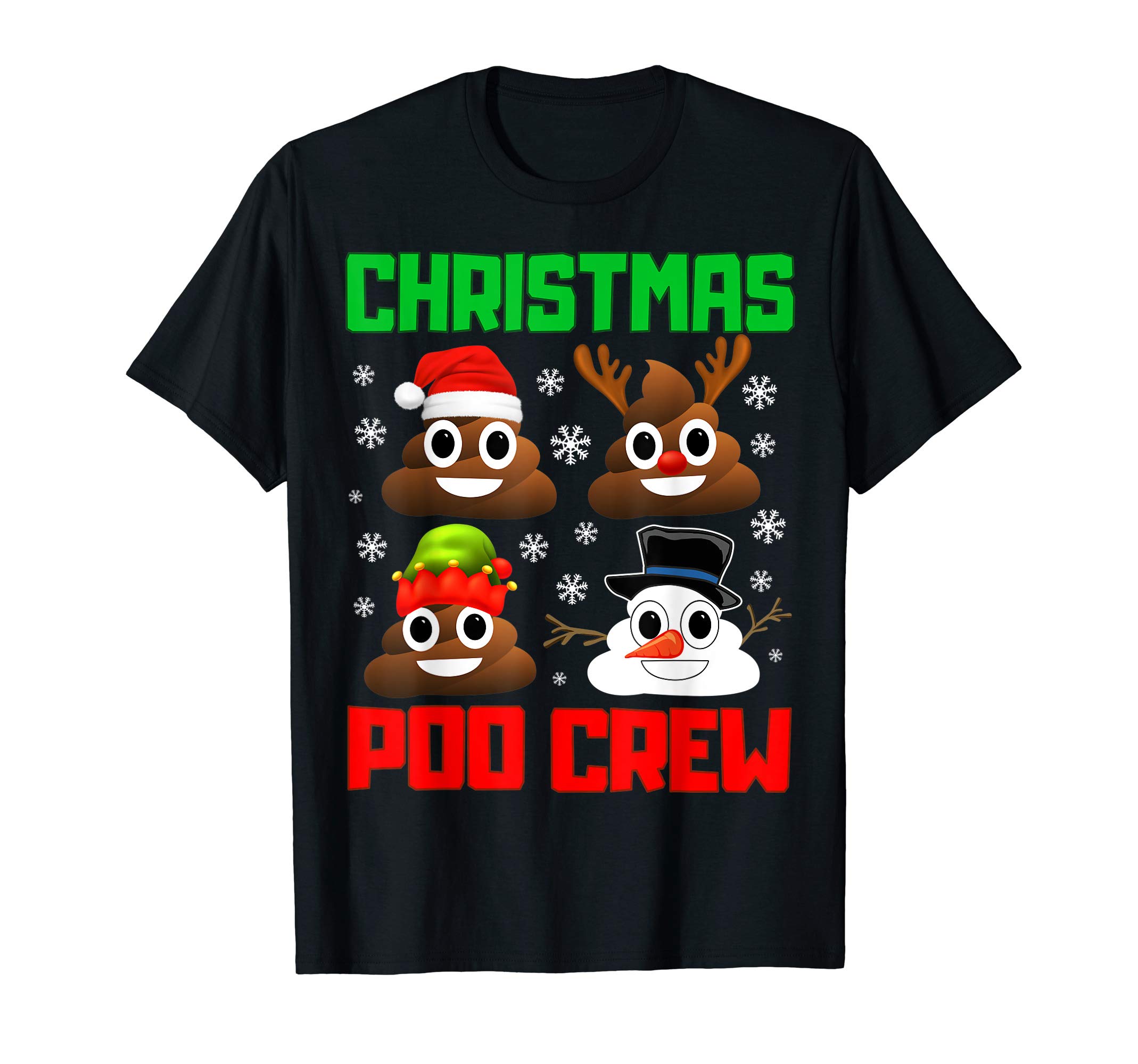 Christmas Poop CrewFunny Xmas Pajama T-ShirtOEKO-TEX STANDARD 100