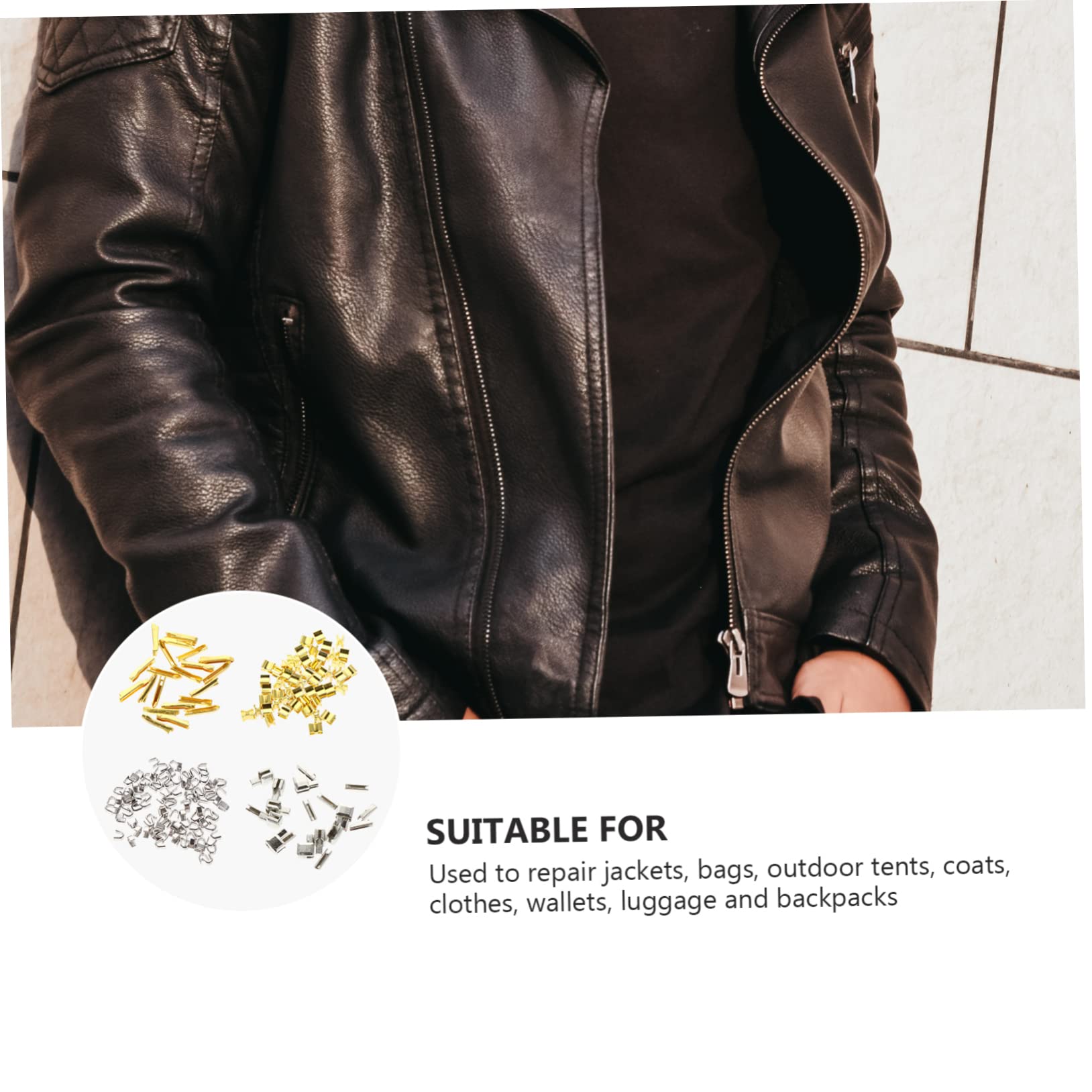 SHINEOFI 3juegos Kit De Reemplazo De Cremallera Para Reparación De Ropa y Equipaje Accesorios De Parada y Pin De Inserción Para Tiendas y Mochilas
