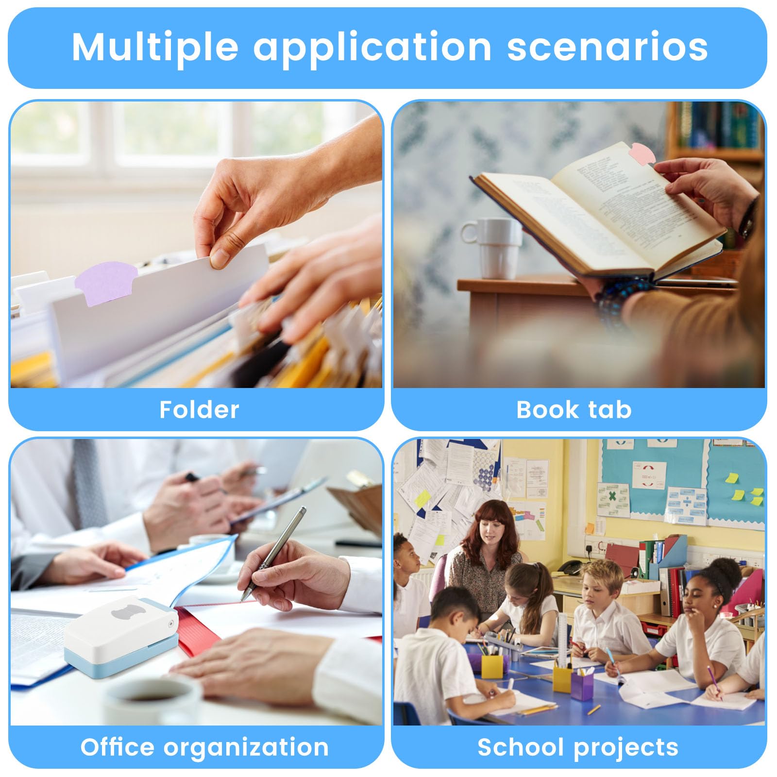 Perforatrice Carrée Portable - Pour Scrapbooking, étiquettes, ~9x9x5cm, Multifonction, Usage Intensif