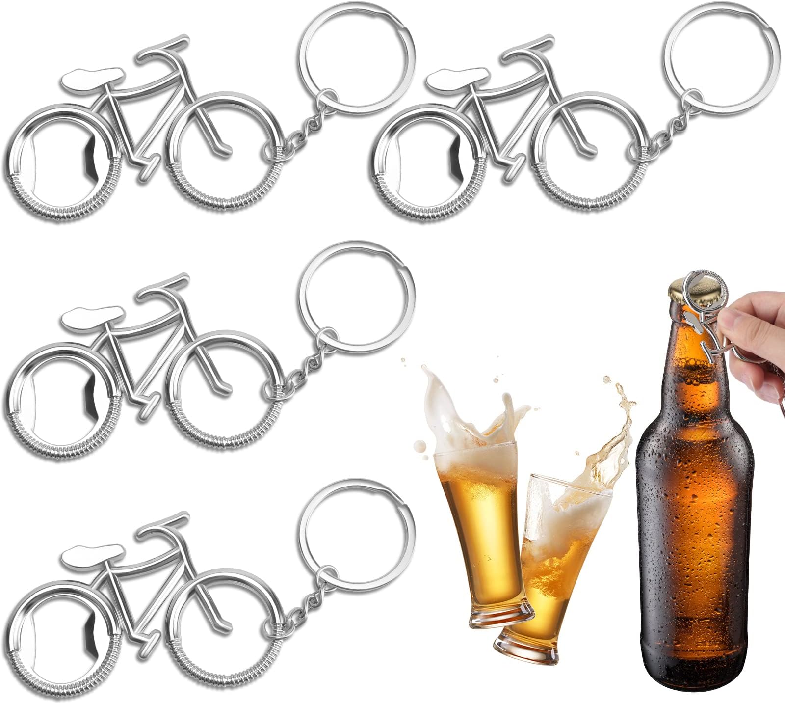 Apribottiglie Vintage A Forma Di Bicicletta In Lega - Regalo Originale Per Ciclisti, Papà, Mariti, Fidanzati