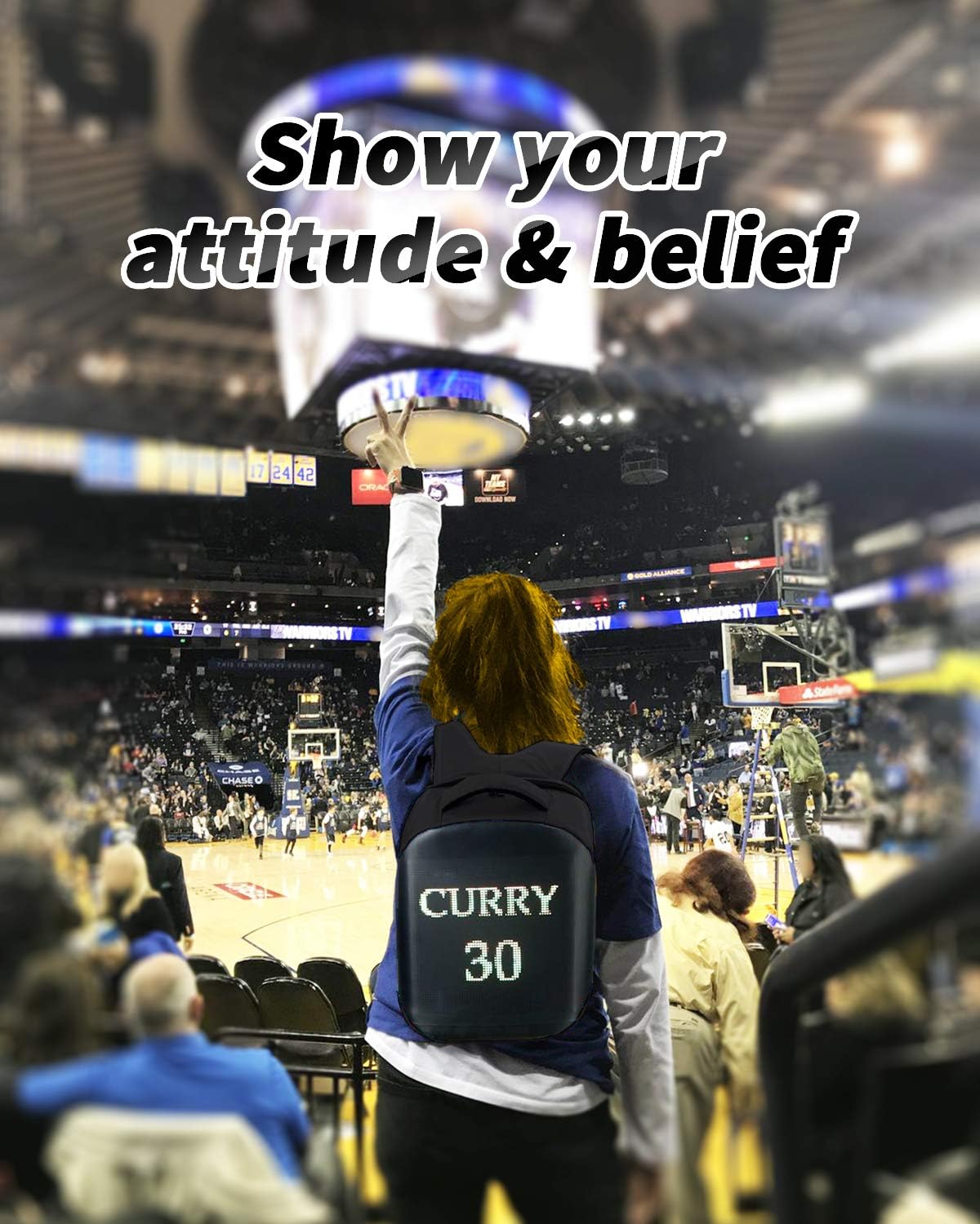 Get Special Price School Backpacks for Men and Women - WETALK Smart LED Programmable Backpack with Unlimited Design