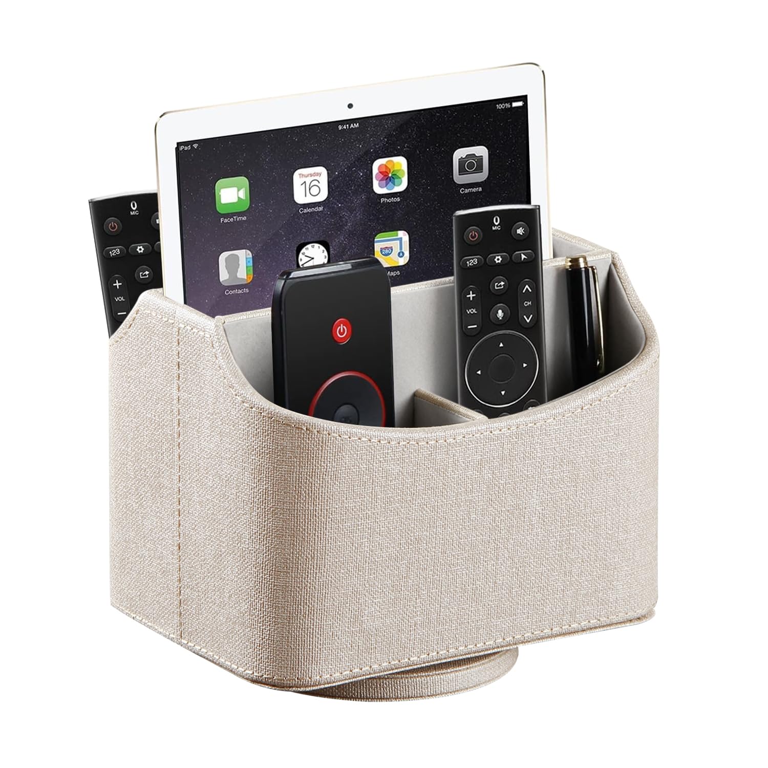 Remote Control Holder - 360 Rotating Organizer -9 Remote Control Holder - 360 Rotating Organizer -9
