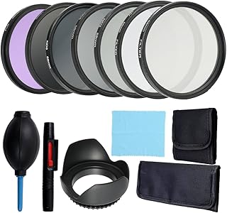 Professional Lens and Filter Bundle Complete and Compact Camera Accessory Kit Photography Accessories 58mm