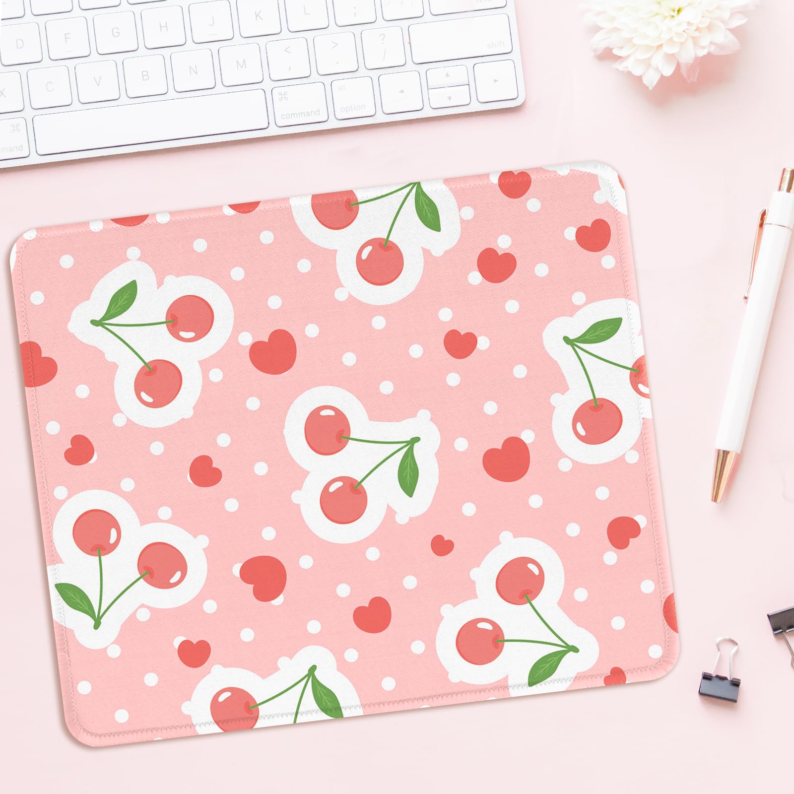 Spooky Ghosts Art Mousepad Pink Halloween Decor Black Bats Art Square Mouse Pad Mousepad Funny Round Mouse Pad Creepy Scary Dercor Circle - Ireland - View #8