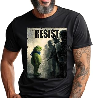 Portland Frog Protest Shirt Anti ICE FDT Activist Tee Green Frog Resist T-Shirt Freedom Protest Unisex Shirt