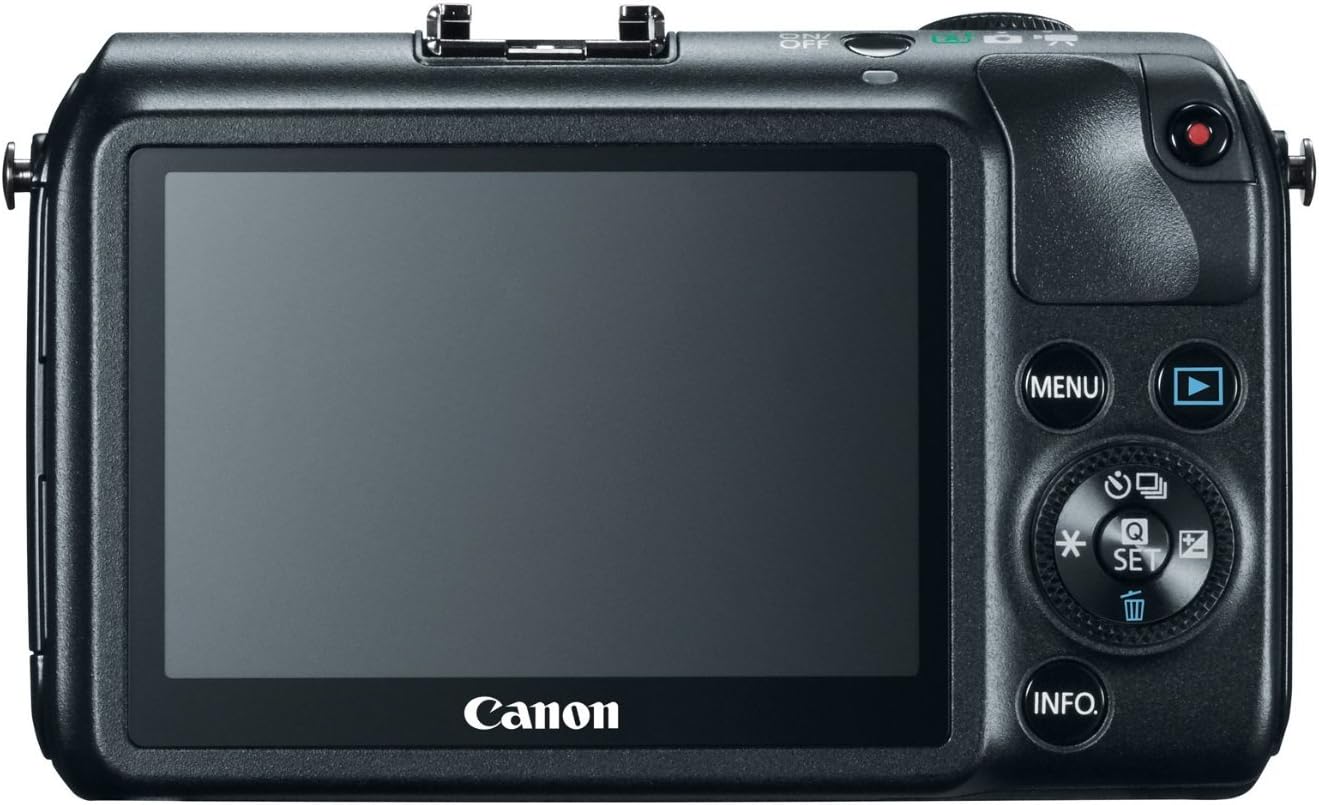 Canon EOS M 18.0 MP Compact Systems Camera with 3.0-Inch LCD and EF-M22 STM Lens Black