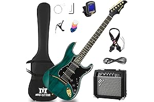 MUSTAR Electric Guitar Kit (Green)
