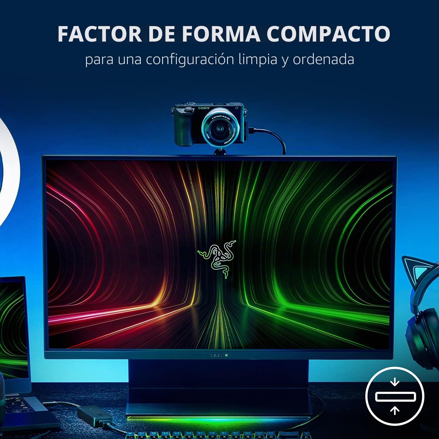 Razer Ripsaw X - Tarjeta de captura USB con conexión de cámara 4K para transmisión completa 4K (captura 4K 30FPS, HDMI 2.0, USB 3.0, Plug and Play, software de transmisión compatible, factor de forma