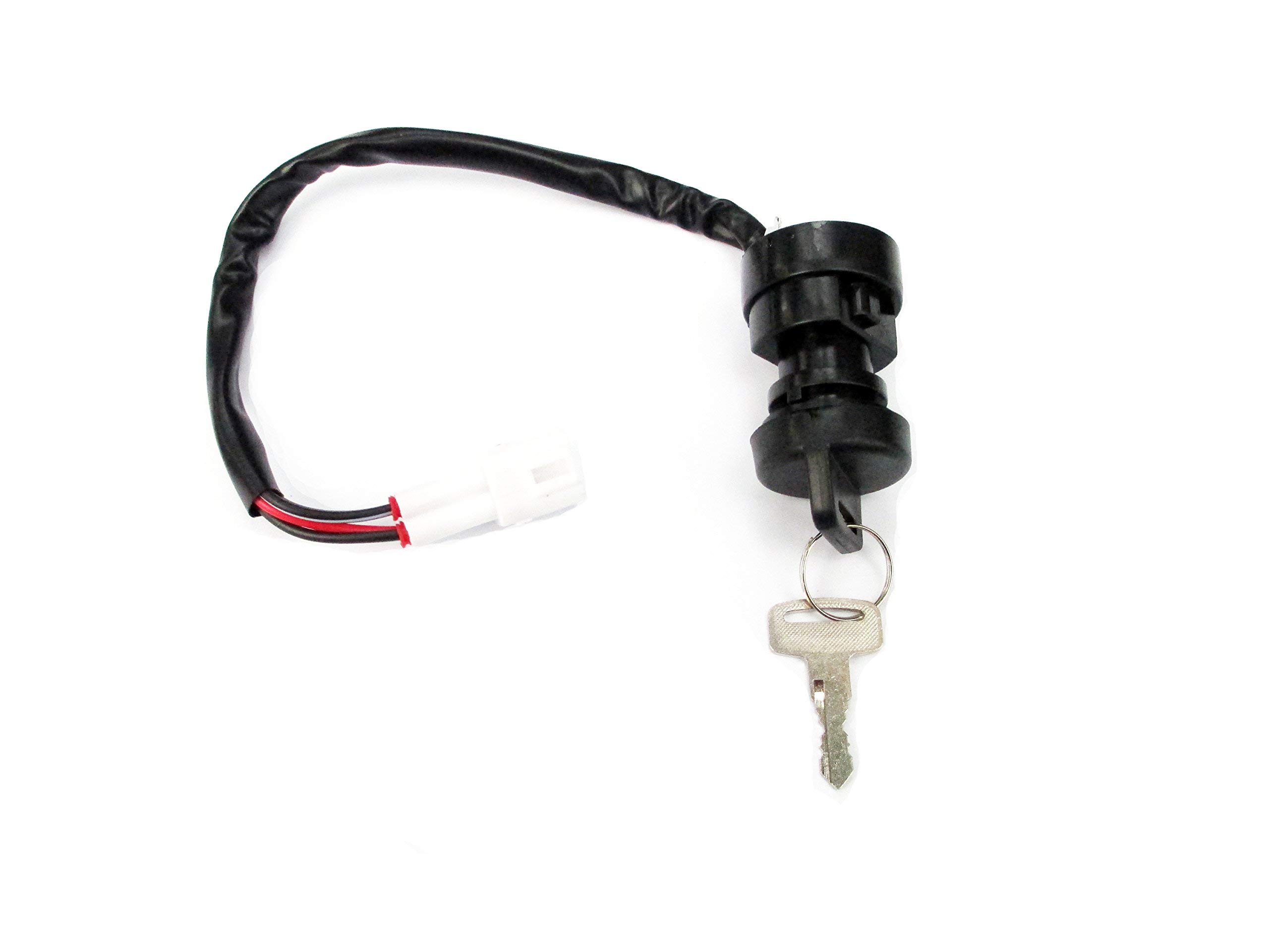 Infinite ATV Parts Premium Ignition Key Switch For Yamaha Kodiak 400 (1993-2002) - Made In USA-1047172