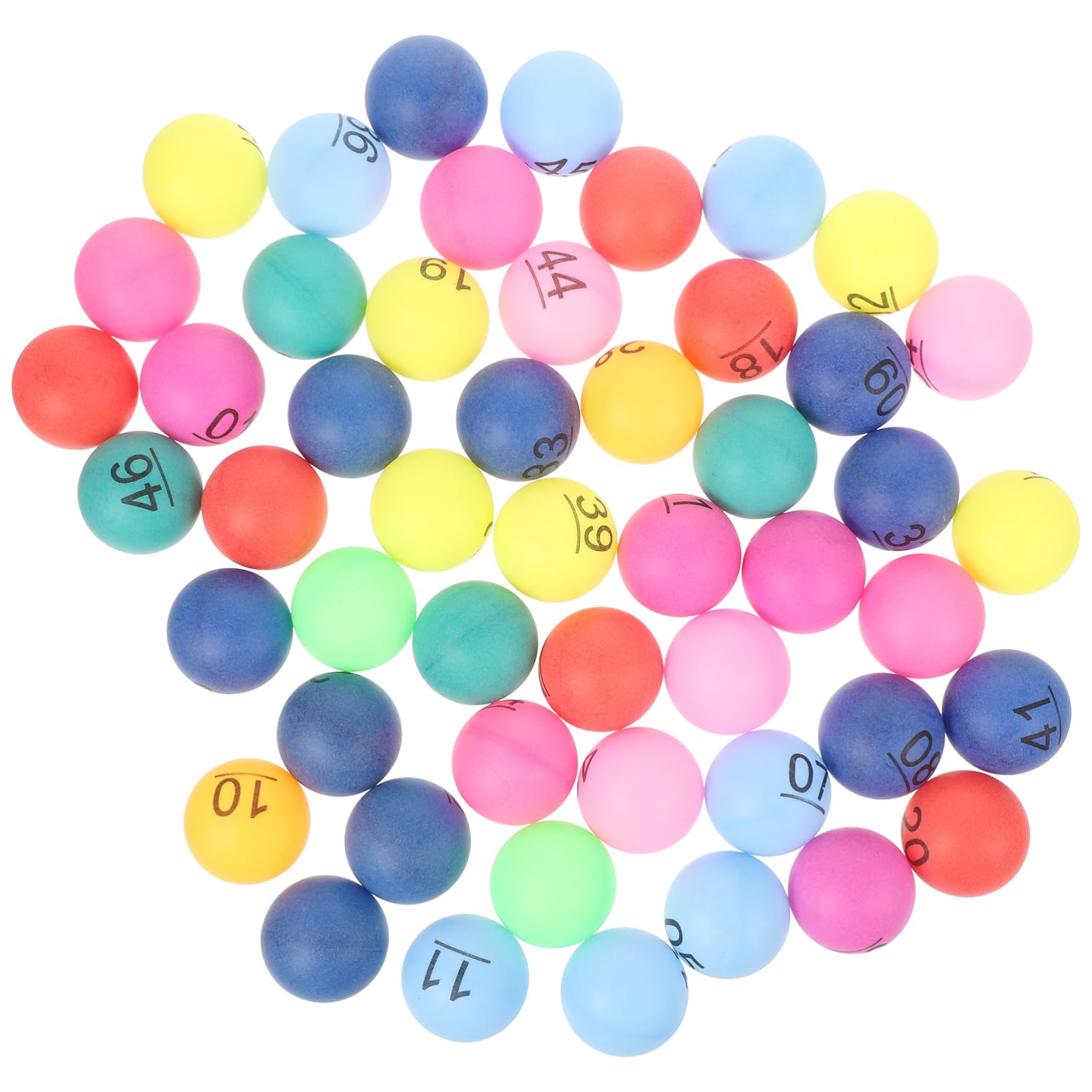 BCOATH 1Set Balls Colorful Game Balls for Party Raffles Bingo Durable Entertainment Fun Activities