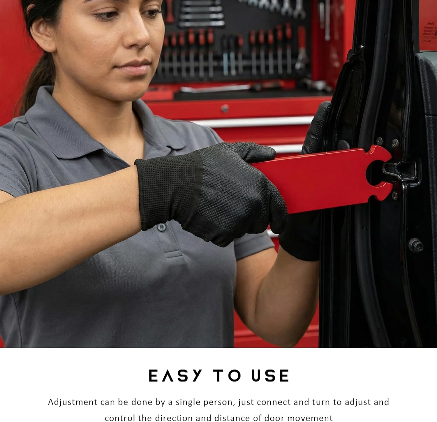 Car Door Alignment Tool, Heavy Duty Vehicle Body Collision Adjuster Doors Alignment Wrench, 21845 Repair Tool Door Hinge Adjustment Bar for Cars SUVs Trucks Pickups