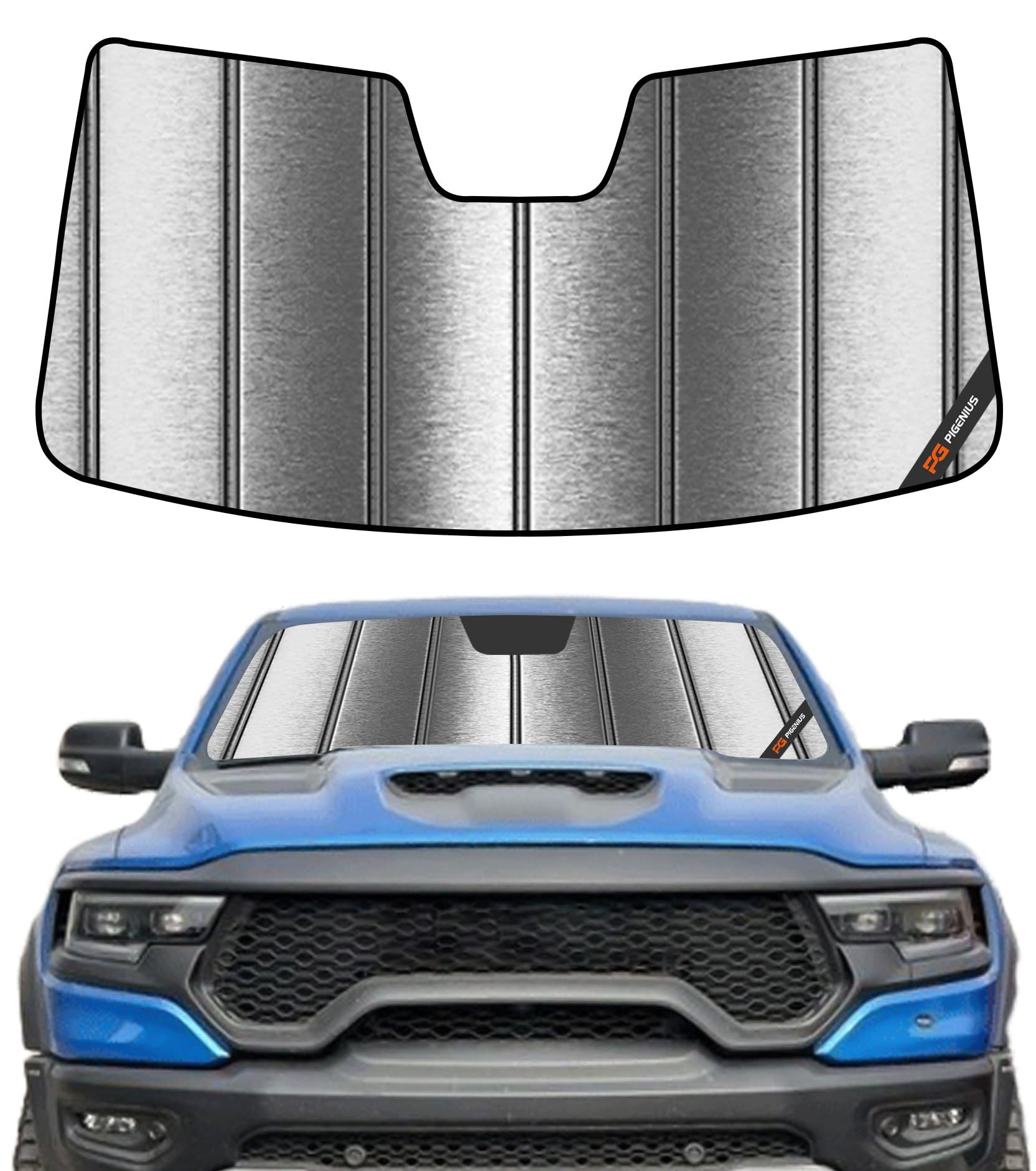 Amazon.com: Pigenius Windshield Sunshade for Ram 1500 2019-2024