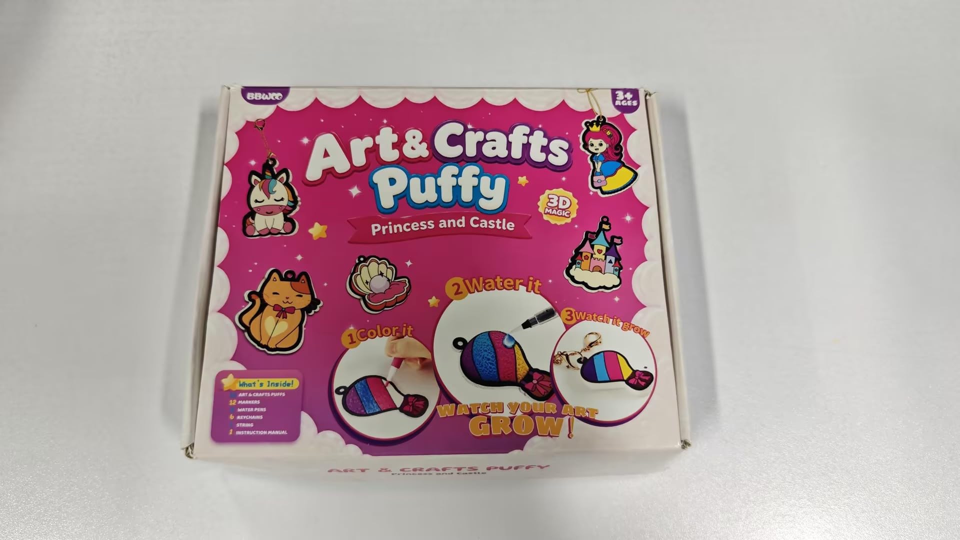 BBWOO Arts and Crafts Puffy, Kits d'artisanat pour enfants